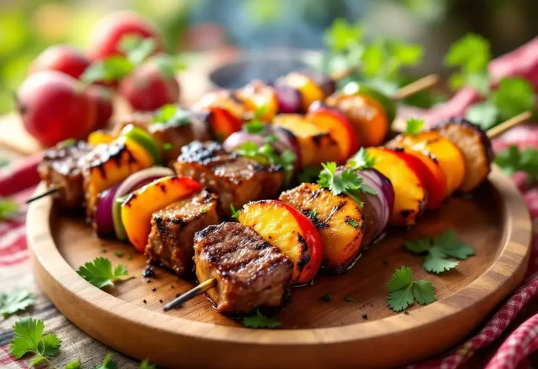 Bœuf-pêches au barbecue : la paire estivale qui surprend tout le monde.jpg