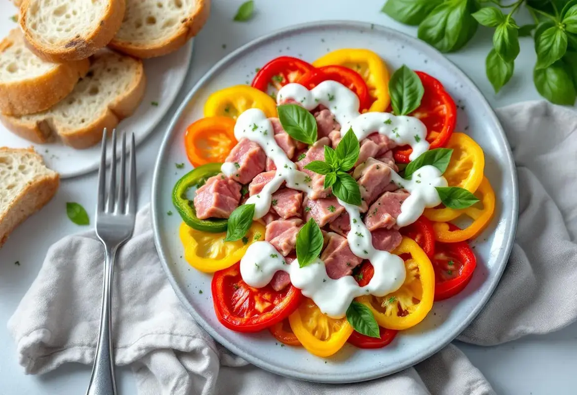 Cette entrée poivrons carpaccio est tout simplement exceptionnelle ça fait tout de suite son effet.jpg