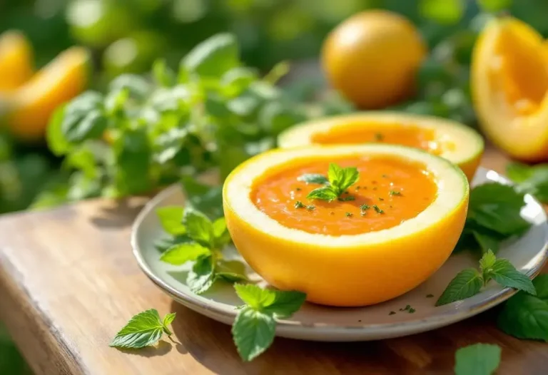 Gaspacho melon du Chef Damien : un rayon de soleil dans une assiette.jpg