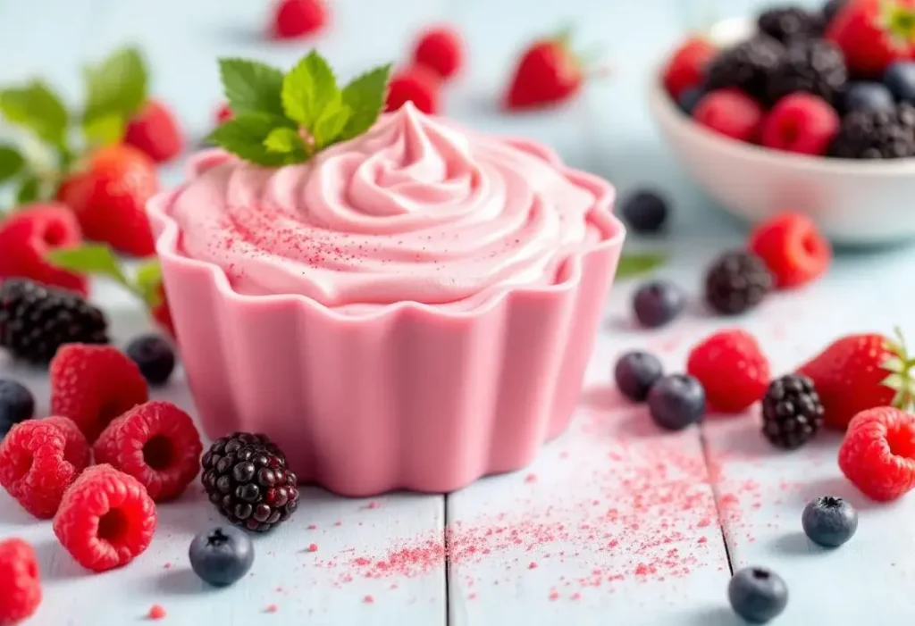 “Un dessert givré qui cartonne” : mousse fruits rouges express et ...