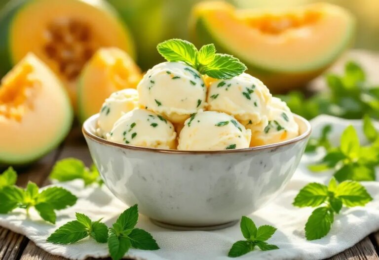 « Fraîcheur garantie en 5 minutes ! » Cette glace melon-menthe sans sorbetière fait fureur.jpg