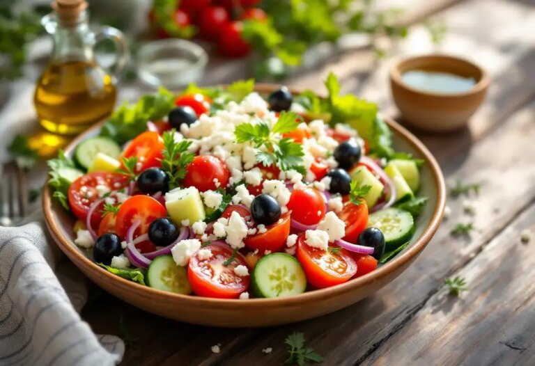 Plat rafraîchissant : l’incontournable salade grecque : facile, fraîche et pleine de saveurs.jpg